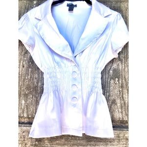 Silk collared shirt